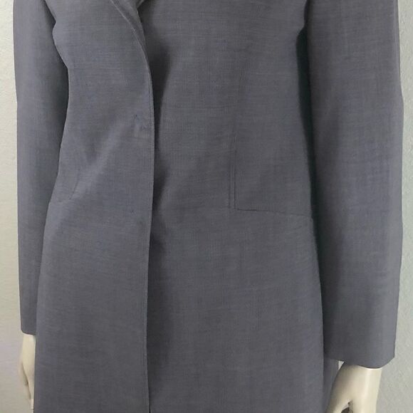 Sharp Long Fitted J. Jill Blazer in Blue/Gray Size 6P - Picture 4 of 6